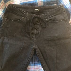 BDG Low Rise Twig Lace Up Jeans